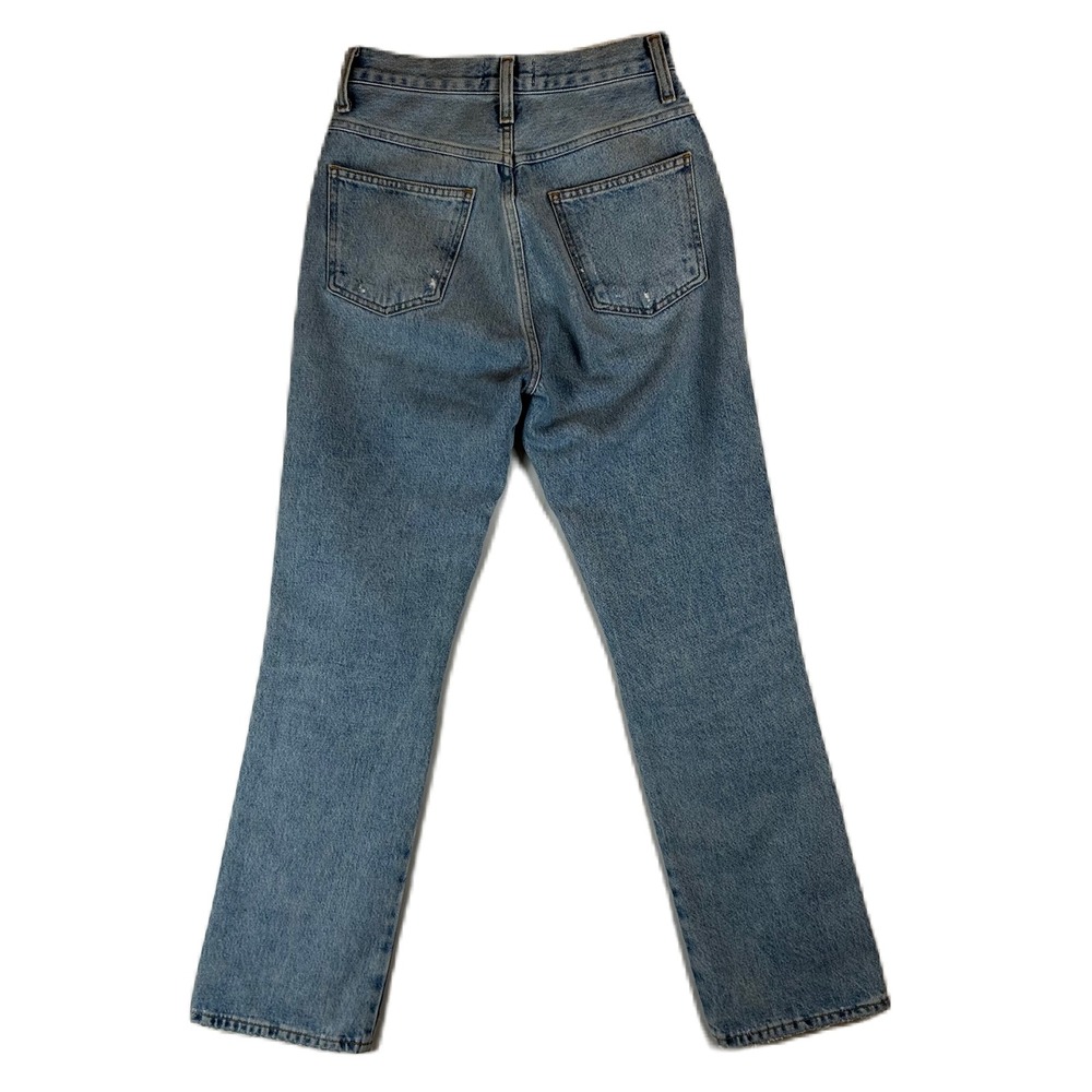 AGOLDE‎ Pinch High Waisted Light Wash Straight Leg Jeans Size 24 - Picture 2 of 11